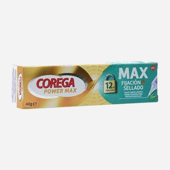 Крем-фіксатор для зубних протезів і ортодонтичних апаратів Corega Maxima Fixing Seal Mint 40г (5054563121769)