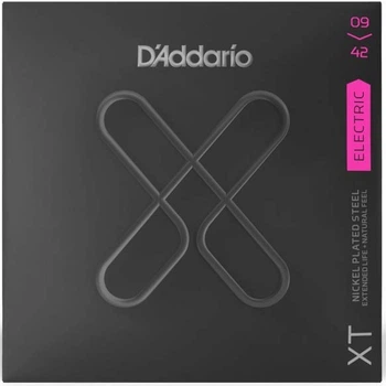 Струны для электрогитары D'Addario XTE0942 XT ELECTRIC NICKEL PLATED STEEL SUPER LIGHT (09-42)
