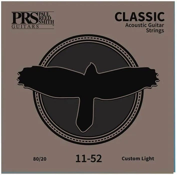 Струны для акустической гитары PRS Classic Acoustic Strings, Custom Light 11-52