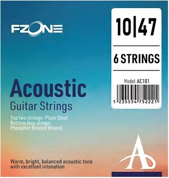 Струны для акустической гитары FZONE AC101 ACOUSTIC PHOSPHOR BRONZE (10-47)