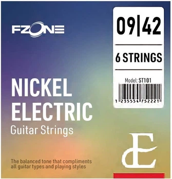 Струни для електрогітари FZONE ST101 ELECTRIC NICKEL (09-42)
