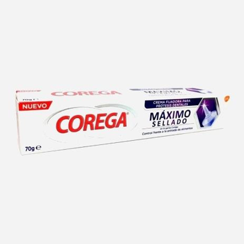 Крем-фіксатор для зубних протезів та ортодонтичних апаратів Corega Maximo Sealed 70г (5054563031488)