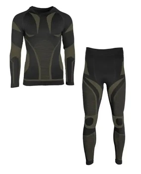 Термобілизна, чорна Mil-Tec Performance Black 11225002 розмір L/XL