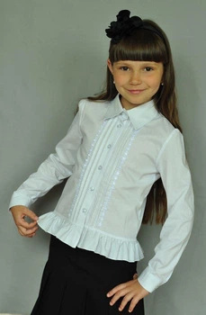 Школьная стильная блузка "Свит блуз" мод. 2075д р.128 (1462074491)