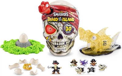 Набор сюрприз Череп пирата с динозавром Zuru Smashers Dino Island Giant Skull Megalodon Shark
