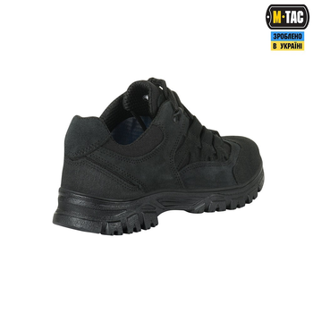 Чоловічі тактичні кросівки демісезонні M-Tac розмір 45 Чорний (LEOPARD III Black) водонепроникний