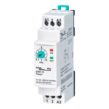 0.1-12сек 5А задержка на включение реле времени 160-250V [ERV-12] Samwha