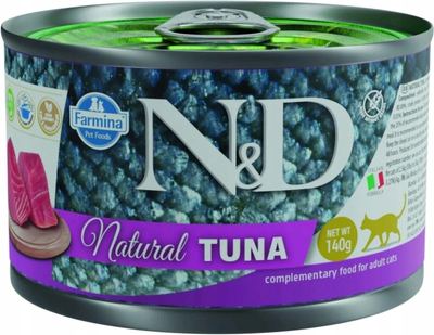 Mokra karma Farmina N&D z tuńczykiem 140 g (8606014107197)