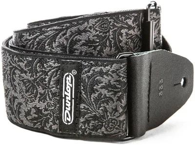 Ремень гитарный DUNLOP D6714 Jacquard Black Thistle Strap