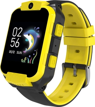 Smartwatch dla dzieci Canyon Cindy KW-41 Yellow/Black (CNE-KW41YB)