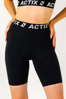 Велосипедки женские (облегающие шорты, трэки) ACTIX Athletic Short Tracks, чёрные L