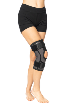Бандаж на коліно з шарнірами та ременями Ortolife Розмір XXL (OL-2104A)