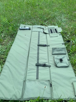 Тактический каремат-чехол для винтовки с подсумками для магазинов, Снайперский транспортировочный чехол мат