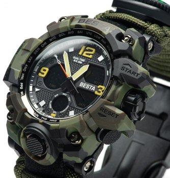 Мужские часы Besta Life Pro Khaki 