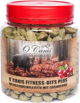Ciasteczka dla psa O'Canis Fitness Bits plus przysmak do treningu: dźik z żurawiną 300 g (4260118931740)