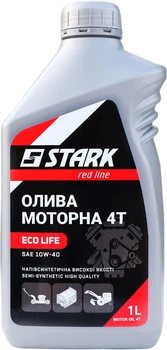 Моторное полусинтетическое масло Stark 4Т SAE 10W-40 Eco Life 1 л (545050061)