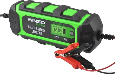 Зарядное устройство АКБ Winso Pro LCD 6 A 12 В 4-150 А/час