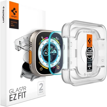 Захисне скло Spigen для Apple Watch Ultra (49mm) EZ FiT GLAS.tR (2шт), (AGL05556)
