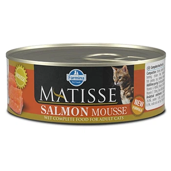 Вологий корм для котів, з лососем Farmina Matisse Cat Mousse Salmon 12 шт. х 85 г