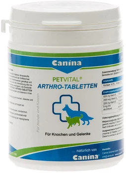 Таблетки для суставов для кошек и собак Canina Petvital Arthro-Tabl 180 шт (4027565723027)