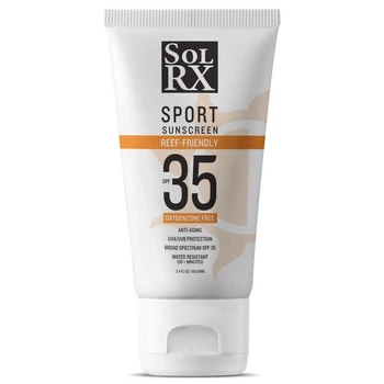 Сонцезахисний крем SolRx SPORT SPF 35, 100 мл (024736235031)