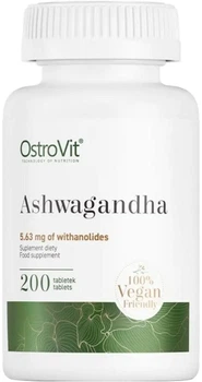 Вітамінно-мінеральний комплекс OstroVit Ashwagandha 200 таблеток (5903933901350)