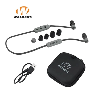 Активные наушники Walker's Flexible Ear Bud Rope Hearing Enhancer NRR (снижения шума) 29 дБ + Тактические Очки
