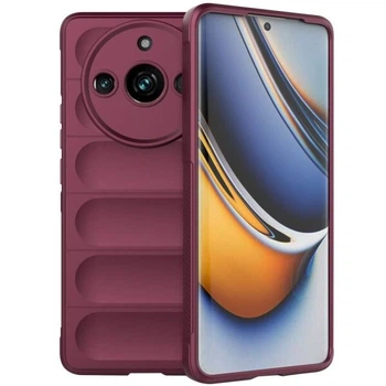 Силиконовый (TPU) чехол Deexe Terra Case для Realme 11 Pro / 11 Pro+ - Wine Red