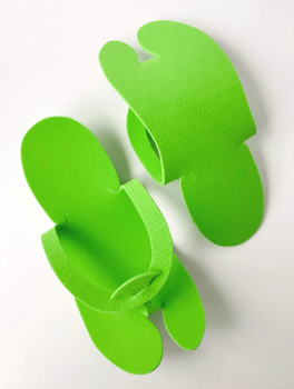 Тапочки-в'єтнамки одноразові EVA зелені 25 пар