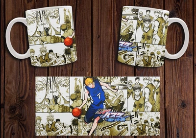 Кружка CupKit "Баскетбол Куроко / Kuroko no Basket" №3 330мл белая