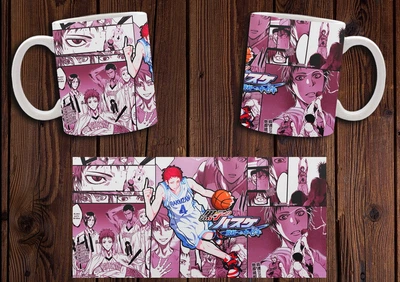 Кружка CupKit "Баскетбол Куроко / Kuroko no Basket" №9 330мл белая
