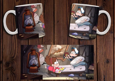 Кружка CupKit "Гравити Фолз / Gravity Falls" №8 330мл белая