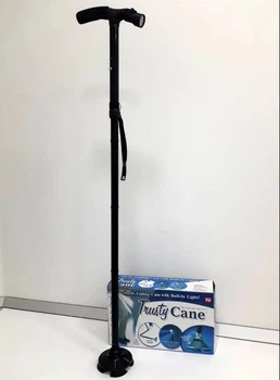Трость телескопическая (складная) с подсветкой Trusty Cane