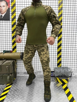 Тактичний військовий комплект Статутний ( Убакс + Штани ), Камуфляж: Піксель ЗСУ, Розмір: XL