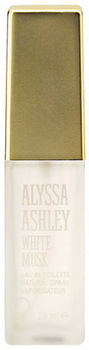 Woda toaletowa damska Alyssa Ashley Musk White Eau De Toilette Spray 25 ml (3495080309230)