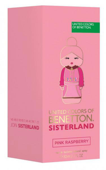 Woda toaletowa damska United Colors of Benetton Sisterland Pink Raspberry Eau De Toilette Spray 80 ml (8433982018756)