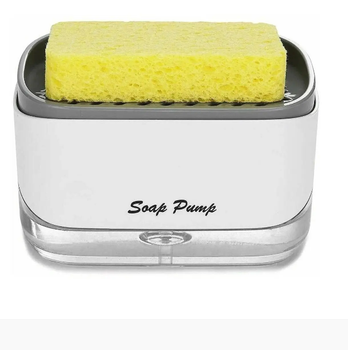 Дозатор для моющего средства нажимной Soap pump and sponge