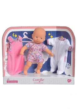 Мини пупс для сна "Спокойной ночи" со спальником и пижамой, с ароматом ванили, 20 см, 18мес.+ Corolle (93049)