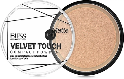 Компактная пудра для лица - Bless Beauty Velvet Touch Compact Powder 101 (10g) (973627-1241936-2)