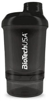 Шейкер Biotech Wave+ Nano shaker 300 мл + 150 мл Чорний (484206)