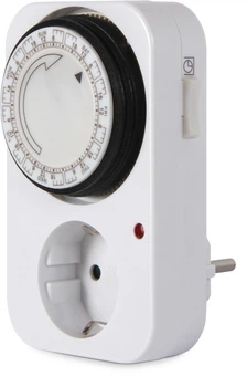Розеточне тижневе електромеханічне реле часу E.NEXT e.control.t12 230V 16A IP20 i0310019