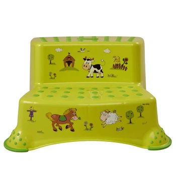Ступень-лавочка Keeeper Funny Farm на две ступеньки зеленая (KEE-1542)