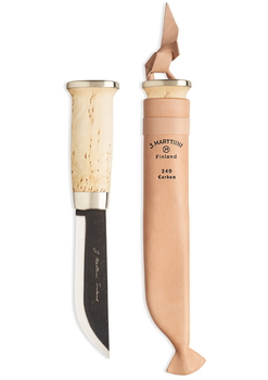 Нож в в деревянной подарочной коробке Marttiini Lapp knife с кожанным чехлом