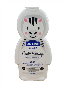Гель-шампунь для душа On Line Le Pelil White Chocolate 3в1 детский 350 мл
