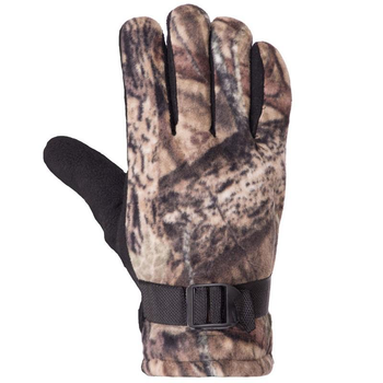 Перчатки для охоты и рыбалки теплые с закрытыми пальцами SP-Sport BC-7389 размер L Камуфляж Лес