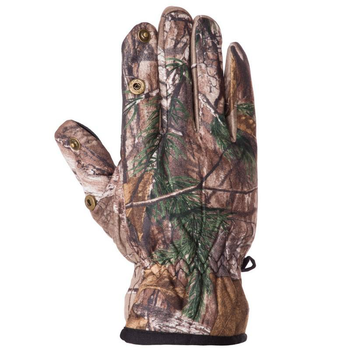 Перчатки для охоты и рыбалки с отстегивающимися пальцами SP-Sport BC-7388 размер L Камуфляж Лес