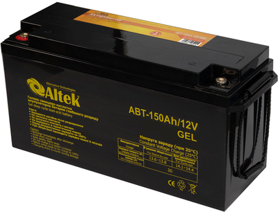 Аккумуляторная батарея Altek ABT-150Аh/12V GEL 12V 150Ah (2114223)