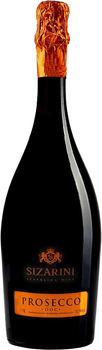 Вино ігристе Sizarini Prosecco DOP Morando біле екстра-сухе 0.75 л (8007531100133_8006870014453)