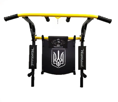 Турнік бруси на стіну Workout з Гербом SAB 5 в 1 (4в1) з адаптивною спинкою для пресу розбірний домашній настінний спортивний тренажер (WО)