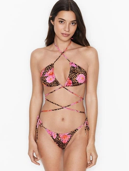 Купальник Victoria's Secret Dominical Strappy (верх S/низ М) + парео